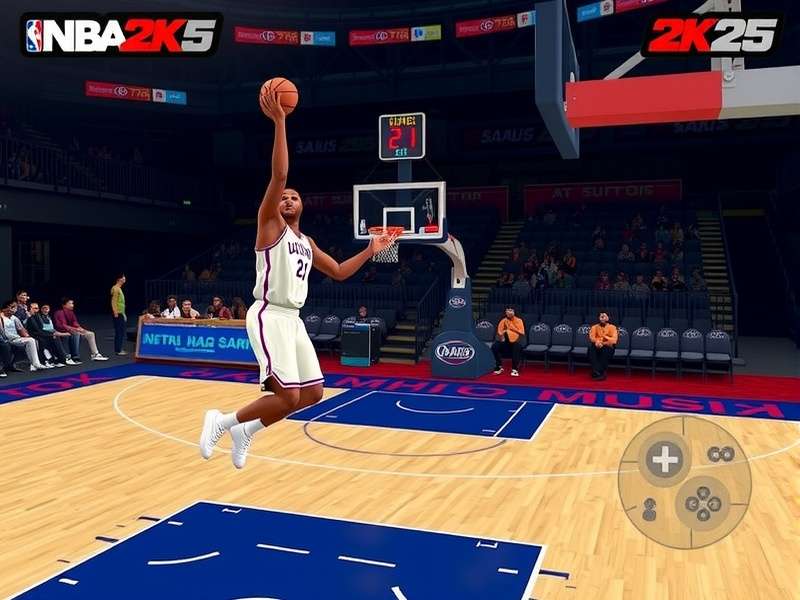 NBA 2K25 Dunk Maestro controls and interface